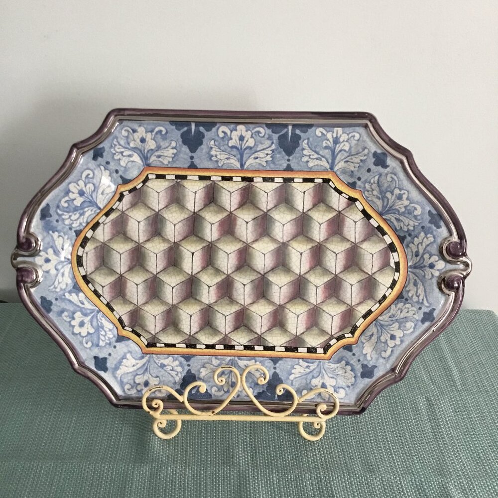 MacKenzie Childs - Victoria & Richard - Dinner Platter